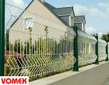 Gartenzune und Tore aus Stahlgitter