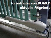 Montage von Torantrieben